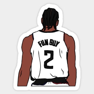 Kawhi Leonard Fun Guy Sticker